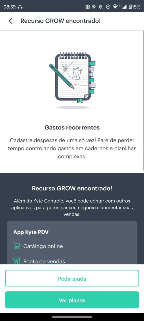 Gastos recorrentes: cadastra uma vez, some do caderno