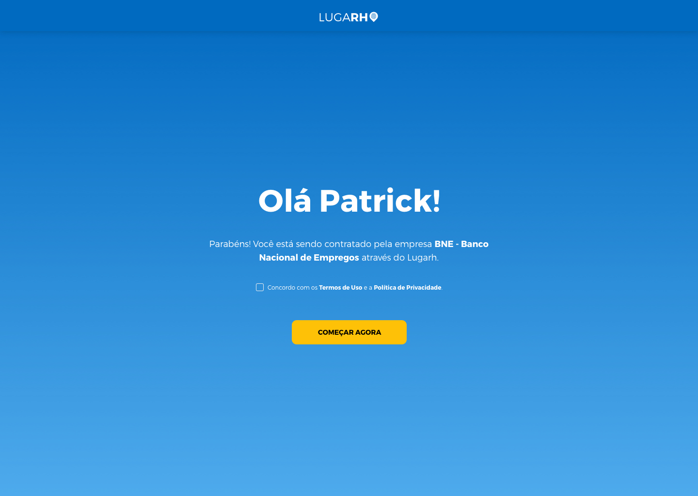 O fluxo de admissão digital que desenhei, do convite ao eSocial, tela a tela.