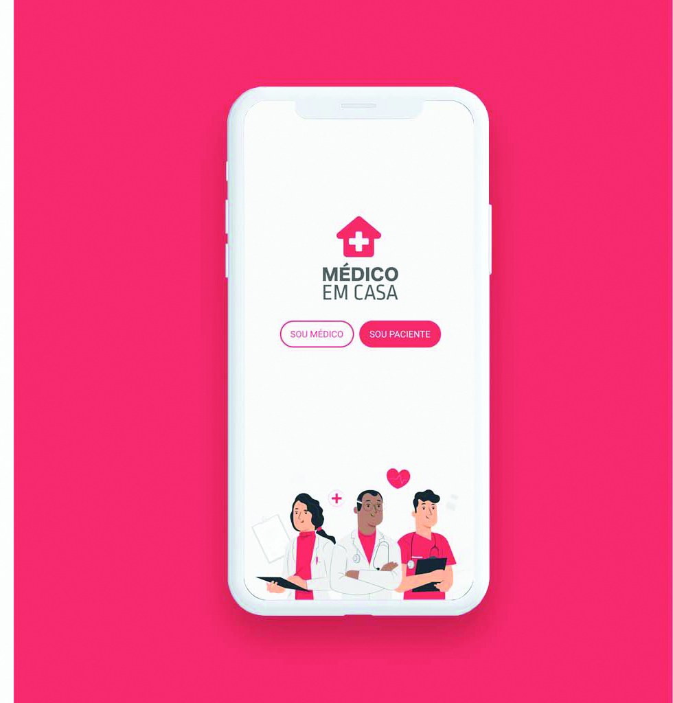 Médico em Casa · marca e app